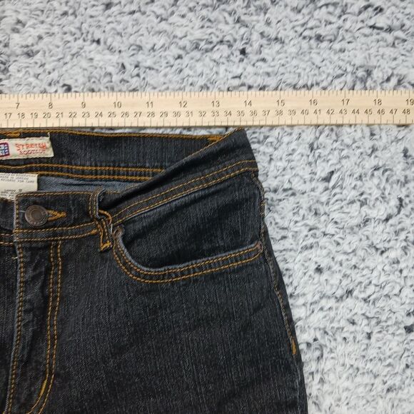 Faded Glory Womans 8 Tall Stretch Bootcut Black Jeans. 5 Pockets. - Picture 12 of 12